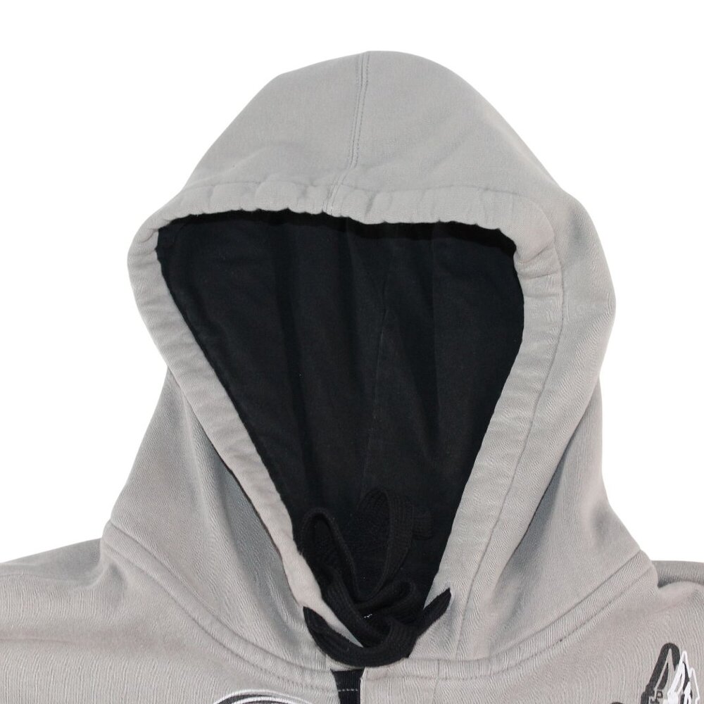 Disneyland Resort Unisex XL 2 Btn Gray Hoodie Mickey Mouse Embroidered Graphic - Picture 6 of 11